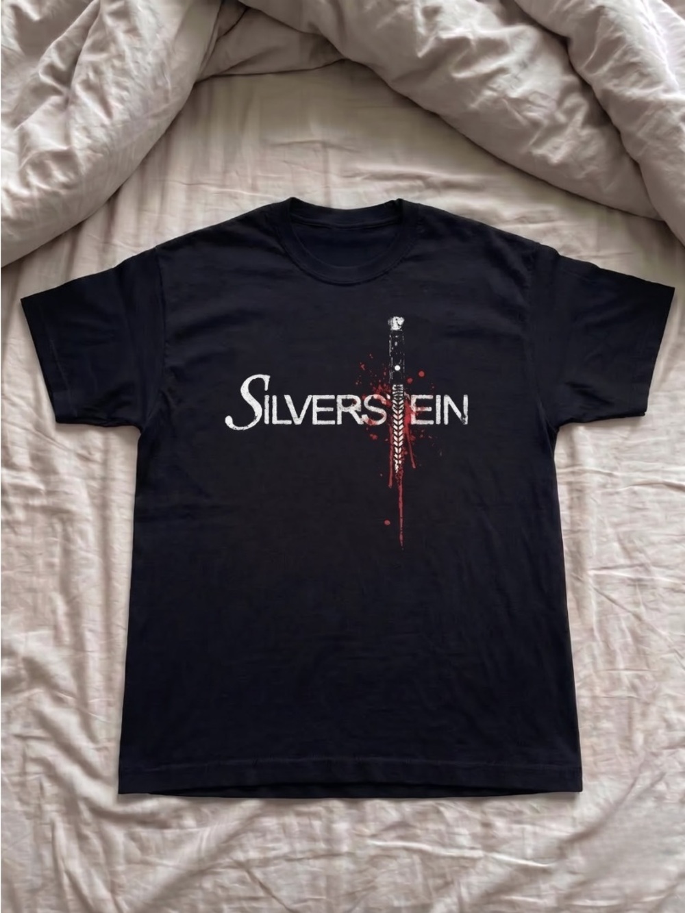 Silverstein Tour 2026 Sword Band Concert Graphic Tee